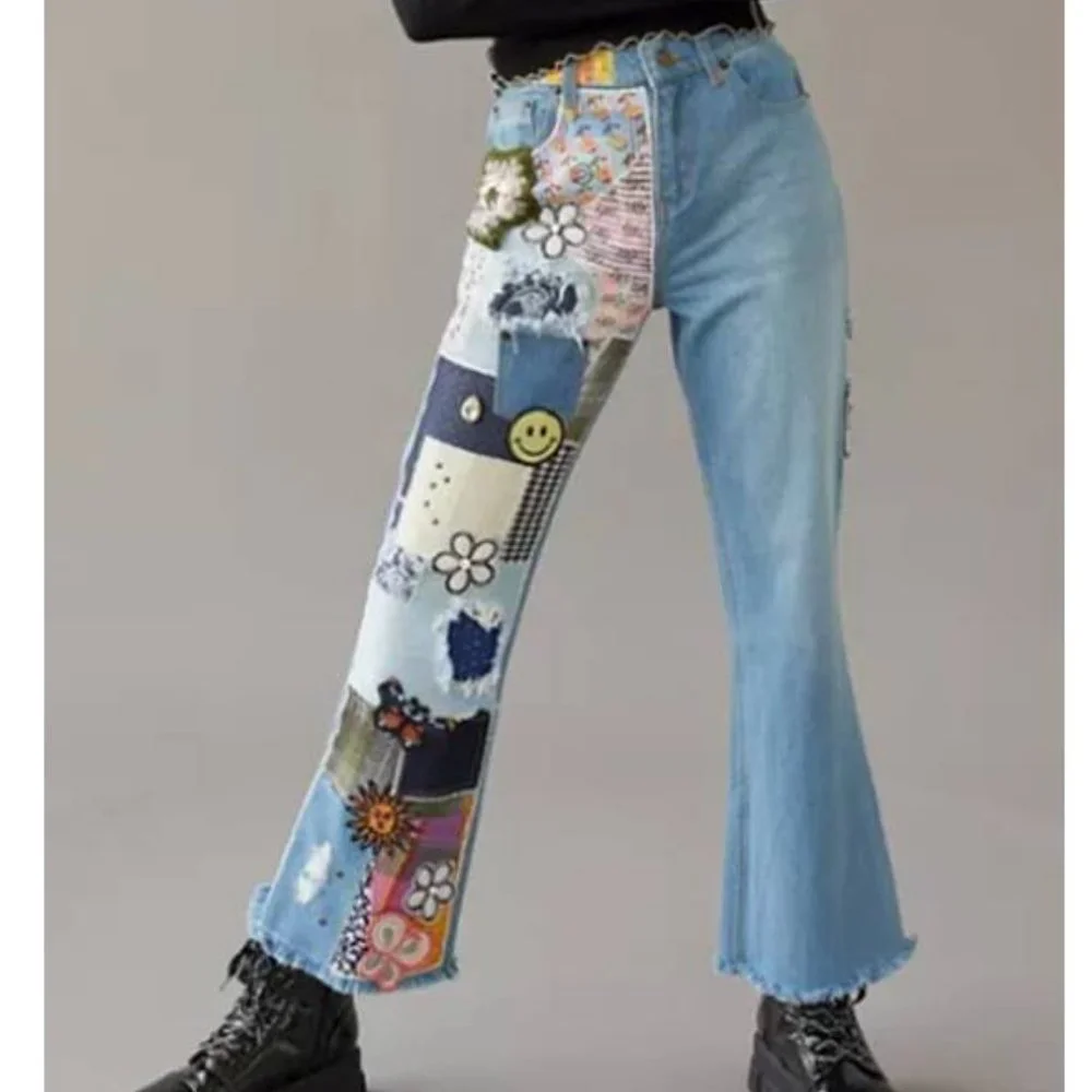 BDG High-Waisted Flare Crafted Cotton Jean - Picture 2 of 4